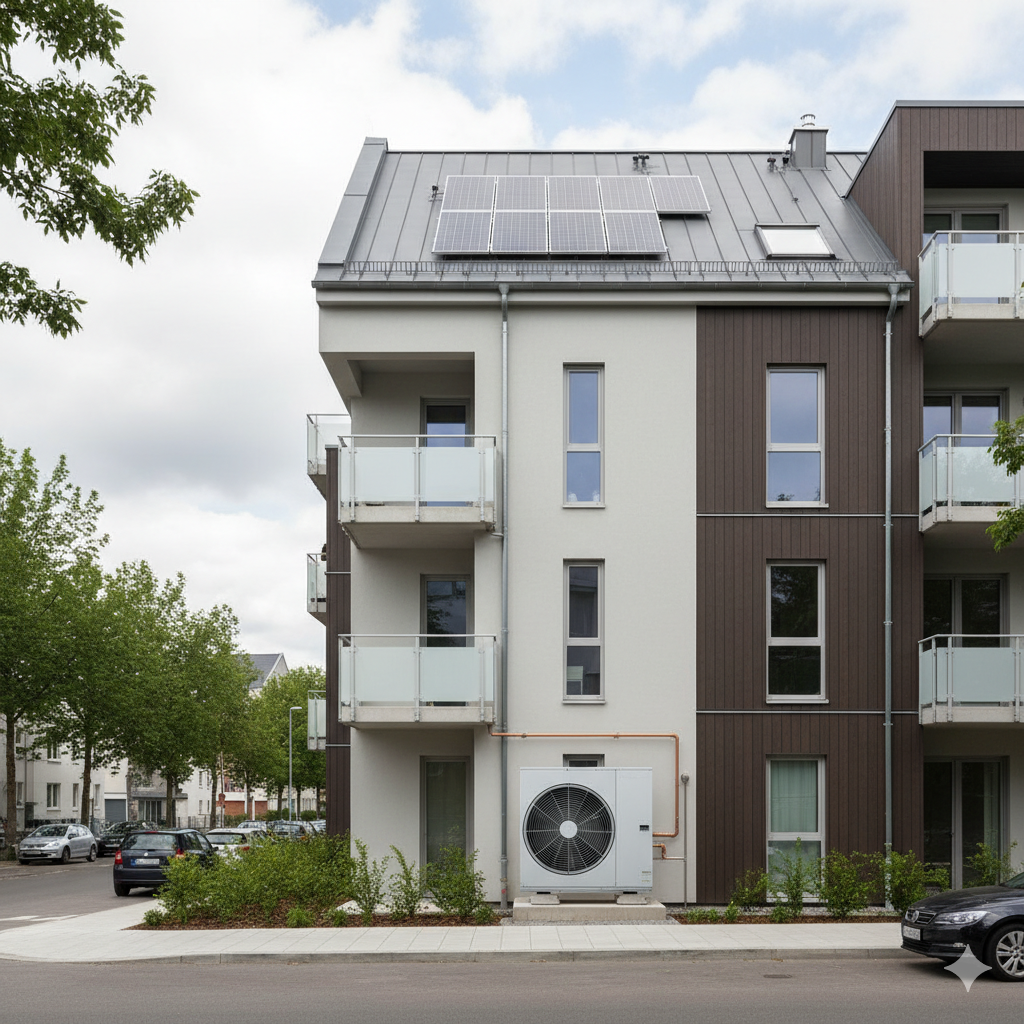 Referenz: Mehrfamilienhaus – Heizungstausch auf Wärmepumpe